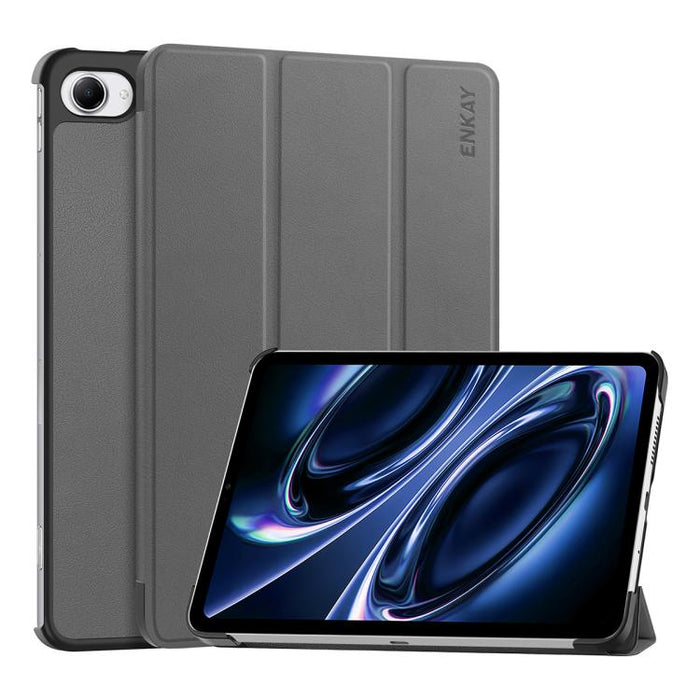 Funda para tablet inteligente ENKAY de tres pliegues, de piel con textura Custer., For Xiaomi Redmi K Pad 2 8.8 2026, For Xiaomi Pad 7S Pro 12.5, For Xiaomi Pad 7 Ultra 14