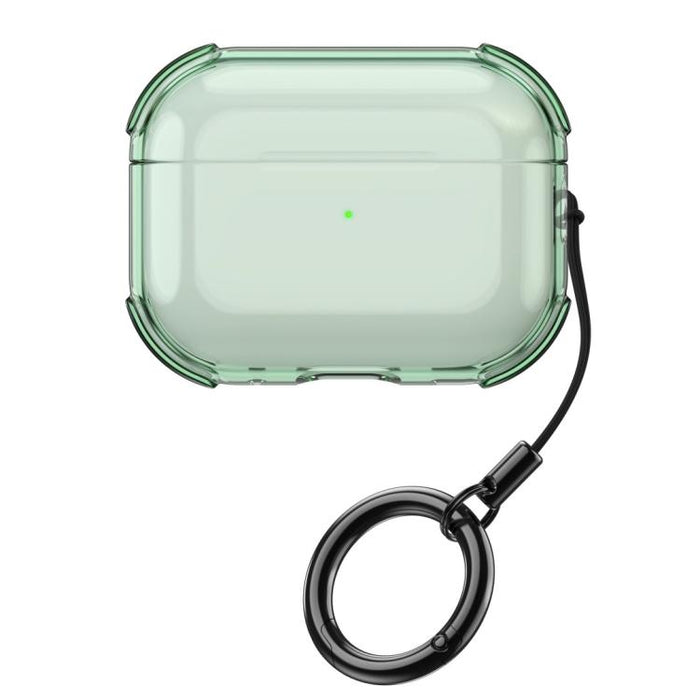 Simple Transparent Soft Shell TPU Earphone Protective Cover  with Ring Rope, For AirPods Pro 3, For AirPods 4, For AirPods Pro 2, For AirPods 3, For AirPods Pro, For AirPods 2 / 1