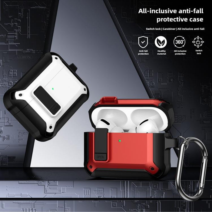 Lock TPU Hybrid PC Earphone Protective Cover, For AirPods Pro 3