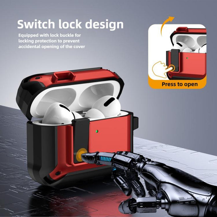 Lock TPU Hybrid PC Earphone Protective Cover, For AirPods Pro 3