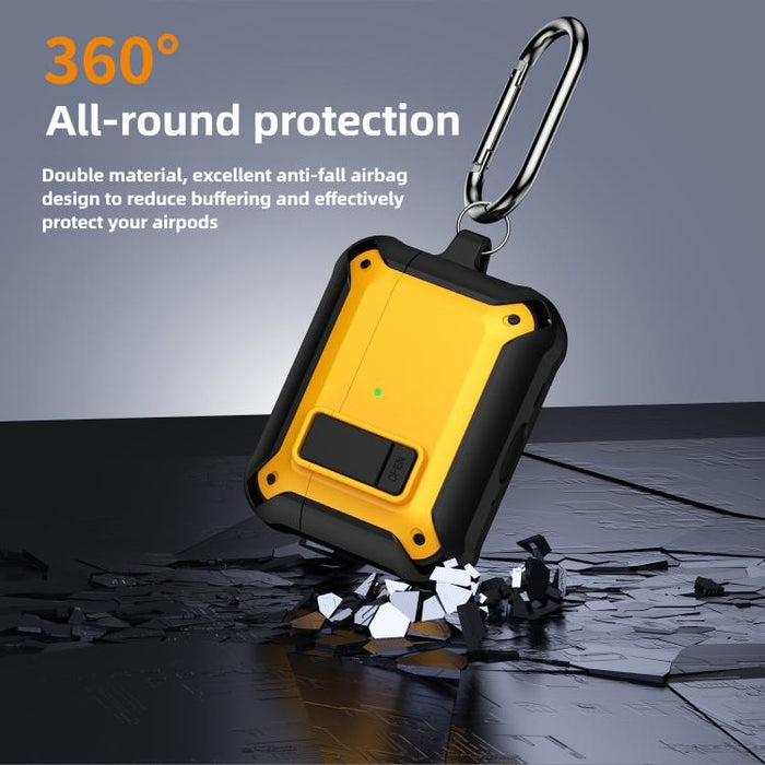 Lock TPU Hybrid PC Earphone Protective Cover, For AirPods Pro 3