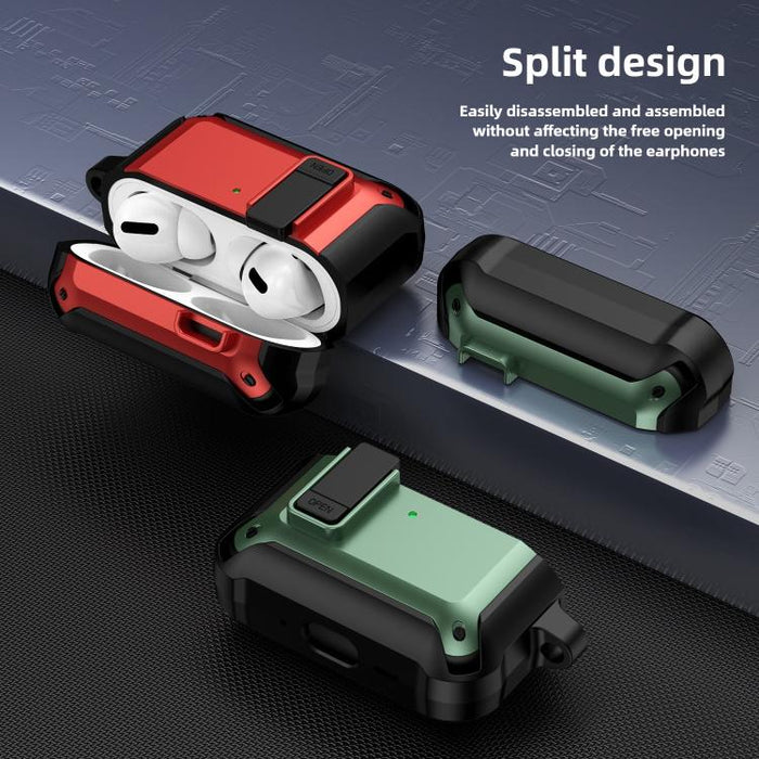 Lock TPU Hybrid PC Earphone Protective Cover, For AirPods Pro 3