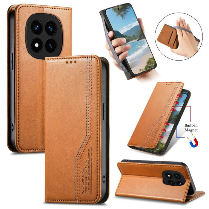 Funda de cuero para teléfono con cierre magnético y pulsera elástica, For Xiaomi Poco X8 Pro Max 5G, For Xiaomi Poco X8 Pro 5G, For Redmi Turbo 5 Max 5G, For Redmi Turbo 5 5G, For Xiaomi 17 Pro Max, For Xiaomi 17 Pro, For Xiaomi 17                     ...