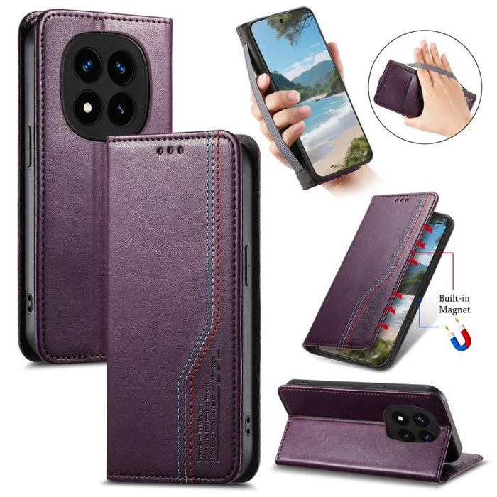 Funda de cuero para teléfono con cierre magnético y pulsera elástica, For Xiaomi Poco X8 Pro Max 5G, For Xiaomi Poco X8 Pro 5G, For Redmi Turbo 5 Max 5G, For Redmi Turbo 5 5G, For Xiaomi 17 Pro Max, For Xiaomi 17 Pro, For Xiaomi 17                     ...