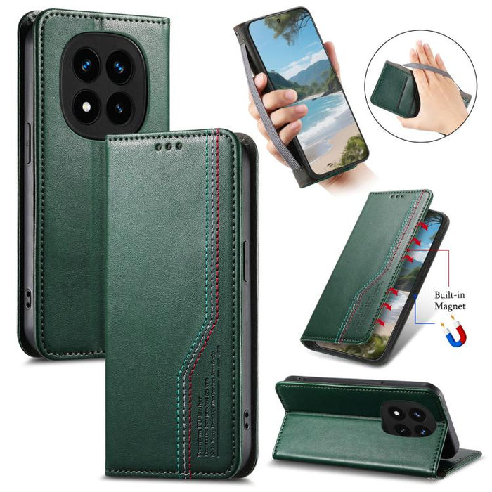 Funda de cuero para teléfono con cierre magnético y pulsera elástica, For Xiaomi Poco X8 Pro Max 5G, For Xiaomi Poco X8 Pro 5G, For Redmi Turbo 5 Max 5G, For Redmi Turbo 5 5G, For Xiaomi 17 Pro Max, For Xiaomi 17 Pro, For Xiaomi 17                     ...