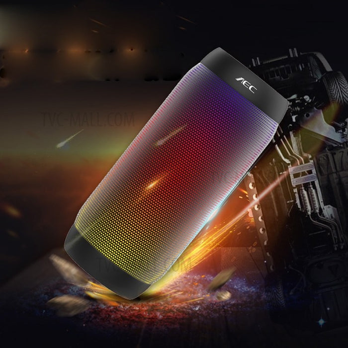 BQ615 PRO Altavoz estéreo HiFi inalámbrico LED colorido, combina Bluetooth + reproductor de tarjetas TF + radio FM + AUX + NFC