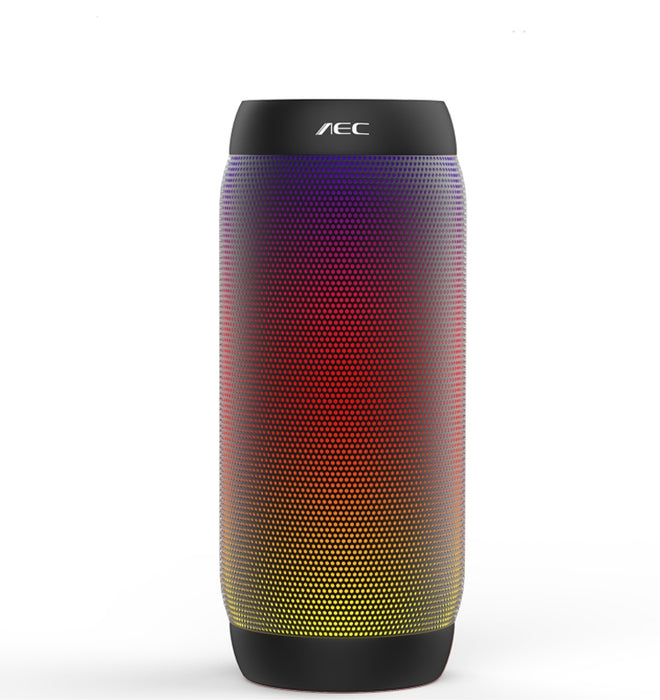 BQ615 PRO Altavoz estéreo HiFi inalámbrico LED colorido, combina Bluetooth + reproductor de tarjetas TF + radio FM + AUX + NFC