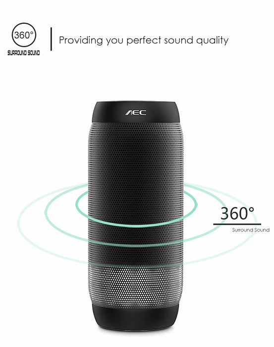 BQ615 PRO Altavoz estéreo HiFi inalámbrico LED colorido, combina Bluetooth + reproductor de tarjetas TF + radio FM + AUX + NFC