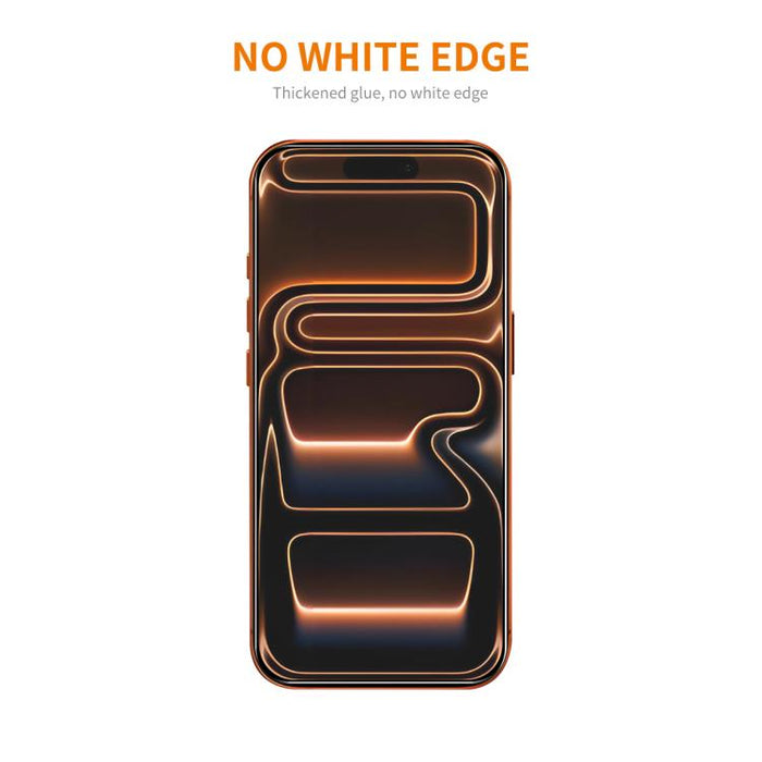 2pcs ENKAY Thickened Glue No White Edge 9H Big Arc Edge High Aluminum-silicon Tempered Glass Film, For iPhone 17 Pro Max, For iPhone 17 Pro, For iPhone 17, For iPhone Air