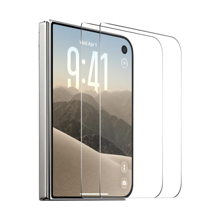 2pcs ENKAY Thickened Glue No White Edge 9H Big Arc Edge High Aluminum-silicon Tempered Glass Film, For iPhone 17 Pro Max, For iPhone 17 Pro, For iPhone 17, For iPhone Air