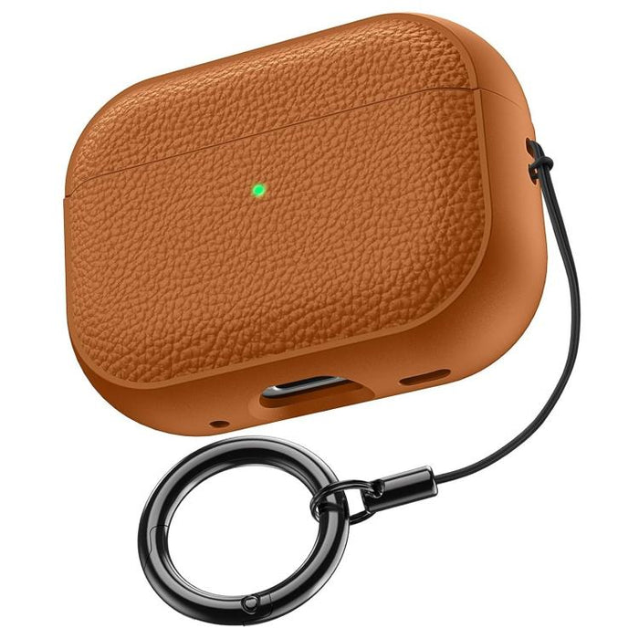 Lychee Texture TPU Earphone Cover with Buckle, For AirPods Pro 3, For AirPods Pro 2