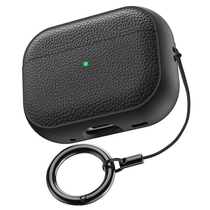 Lychee Texture TPU Earphone Cover with Buckle, For AirPods Pro 3, For AirPods Pro 2