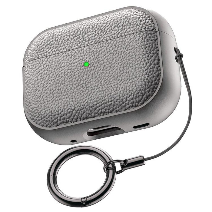 Lychee Texture TPU Earphone Cover with Buckle, For AirPods Pro 3, For AirPods Pro 2