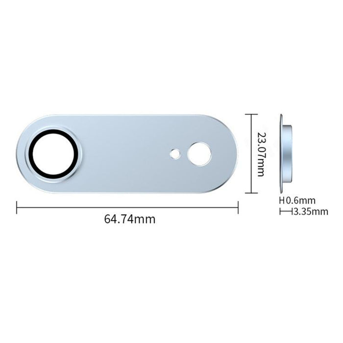 Kalebol Armor Full-Coverage Metal Lens Ring Protector Film, For iPhone Air