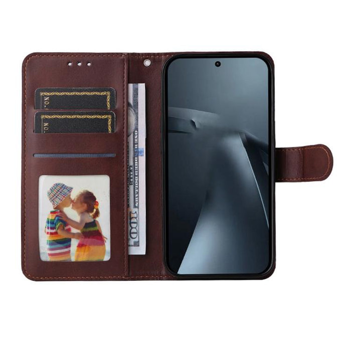 Funda para teléfono ENKAY con tarjetero, textura de piel de becerro y película protectora de aluminio y silicio de 0,18 mm de grosor., For Xiaomi 17T Pro, For Xiaomi 17T, For Xiaomi Poco X8 Pro Max 5G, For Xiaomi Poco X8 Pro 5G, For Xiaomi 17 Ultra    ...