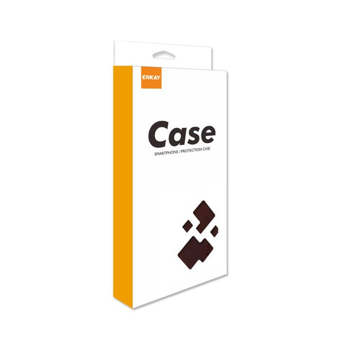 Funda para teléfono ENKAY con tarjetero, textura de piel de becerro y película protectora de aluminio y silicio de 0,18 mm de grosor., For Xiaomi 17T Pro, For Xiaomi 17T, For Xiaomi Poco X8 Pro Max 5G, For Xiaomi Poco X8 Pro 5G, For Xiaomi 17 Ultra    ...