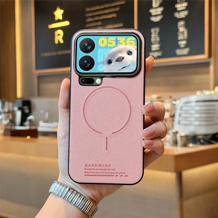 Funda para teléfono con cubierta trasera magnética de PU de tela, For Redmi Note 15 Pro+ 5G Global 163.3mm, For Xiaomi 17 Ultra, For Redmi Note 15 Pro 4G Global 163.2mm, For Xiaomi 17 Pro Max, For Redmi Note 15 Pro 5G Global 163.6mm, For Xiaomi 17 Pro