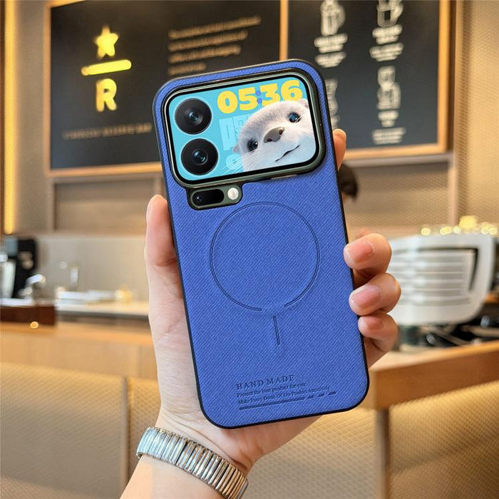 Funda para teléfono con cubierta trasera magnética de PU de tela, For Redmi Note 15 Pro+ 5G Global 163.3mm, For Xiaomi 17 Ultra, For Redmi Note 15 Pro 4G Global 163.2mm, For Xiaomi 17 Pro Max, For Redmi Note 15 Pro 5G Global 163.6mm, For Xiaomi 17 Pro