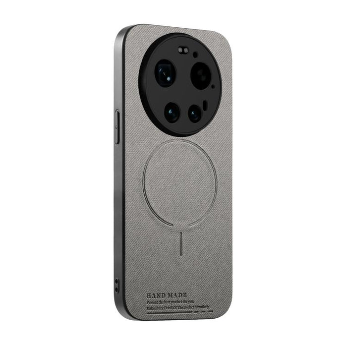 Funda para teléfono con cubierta trasera magnética de PU de tela, For Redmi Note 15 Pro+ 5G Global 163.3mm, For Xiaomi 17 Ultra, For Redmi Note 15 Pro 4G Global 163.2mm, For Xiaomi 17 Pro Max, For Redmi Note 15 Pro 5G Global 163.6mm, For Xiaomi 17 Pro