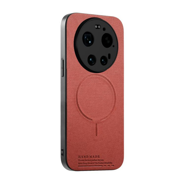 Funda para teléfono con cubierta trasera magnética de PU de tela, For Redmi Note 15 Pro+ 5G Global 163.3mm, For Xiaomi 17 Ultra, For Redmi Note 15 Pro 4G Global 163.2mm, For Xiaomi 17 Pro Max, For Redmi Note 15 Pro 5G Global 163.6mm, For Xiaomi 17 Pro