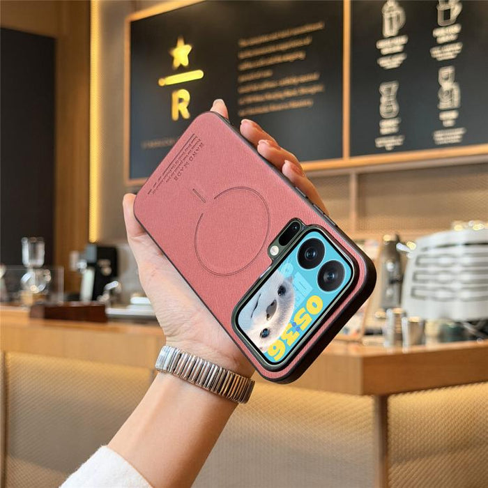 Funda para teléfono con cubierta trasera magnética de PU de tela, For Redmi Note 15 Pro+ 5G Global 163.3mm, For Xiaomi 17 Ultra, For Redmi Note 15 Pro 4G Global 163.2mm, For Xiaomi 17 Pro Max, For Redmi Note 15 Pro 5G Global 163.6mm, For Xiaomi 17 Pro