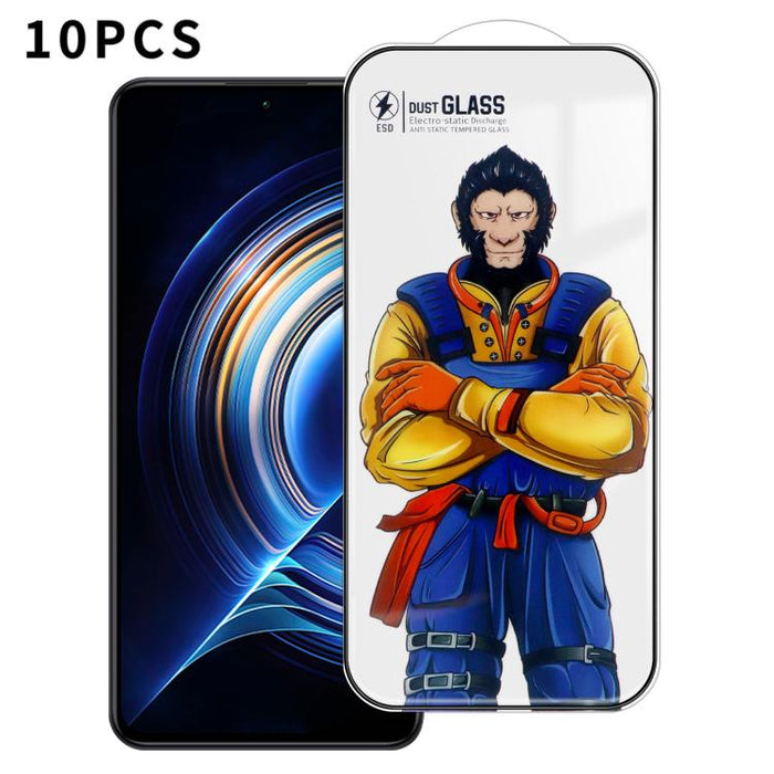 10 láminas de vidrio templado HD serigrafiadas, súper resistentes, curvas 3D, antiestáticas, de alto contenido de aluminio, resistentes a 120 °C., For Xiaomi 17 Max, For Xiaomi 17T Pro 5G, For Xiaomi 17T 5G, For Redmi K90, For Redmi K90 Pro Max        ...