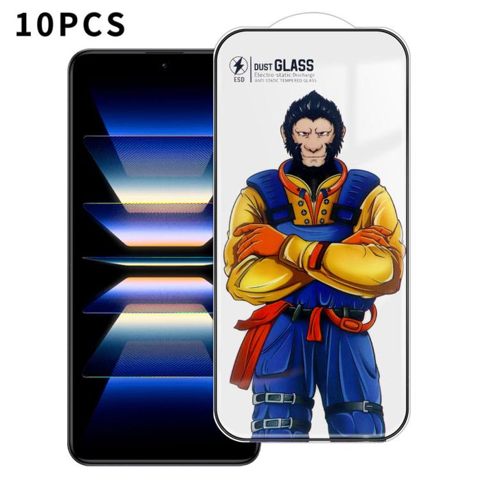 10 láminas de vidrio templado HD serigrafiadas, súper resistentes, curvas 3D, antiestáticas, de alto contenido de aluminio, resistentes a 120 °C., For Xiaomi 17 Max, For Xiaomi 17T Pro 5G, For Xiaomi 17T 5G, For Redmi K90, For Redmi K90 Pro Max        ...