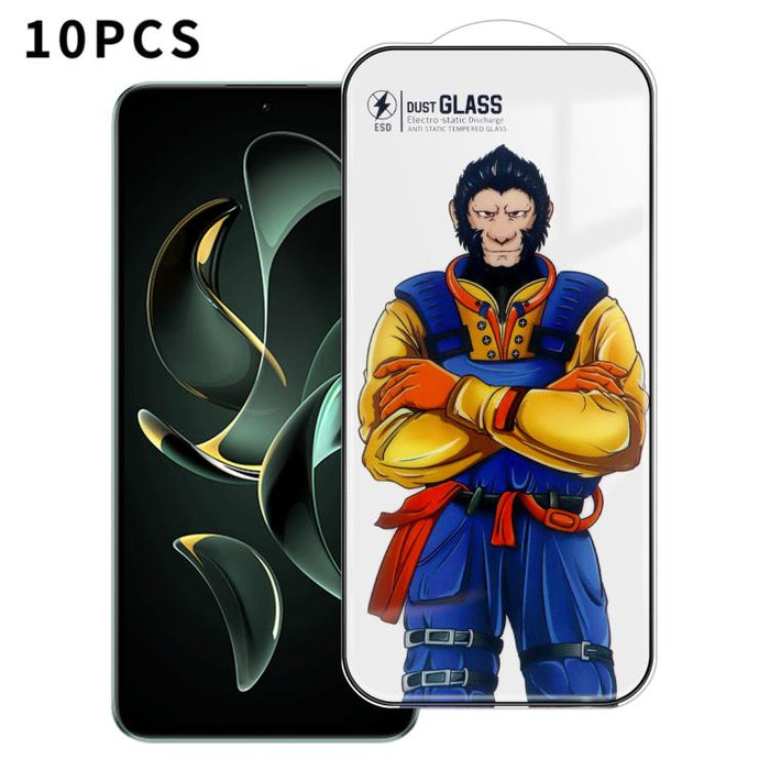 10 láminas de vidrio templado HD serigrafiadas, súper resistentes, curvas 3D, antiestáticas, de alto contenido de aluminio, resistentes a 120 °C., For Xiaomi 17 Max, For Xiaomi 17T Pro 5G, For Xiaomi 17T 5G, For Redmi K90, For Redmi K90 Pro Max        ...