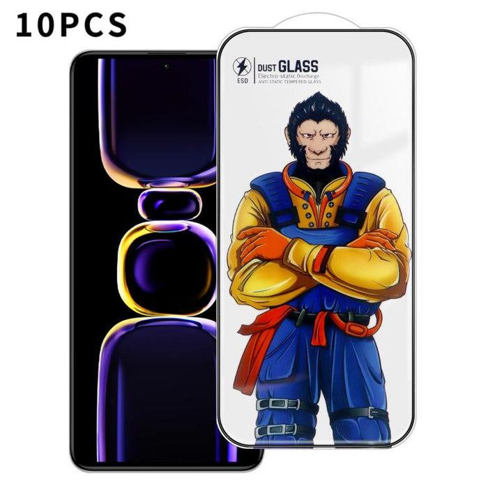 10 láminas de vidrio templado HD serigrafiadas, súper resistentes, curvas 3D, antiestáticas, de alto contenido de aluminio, resistentes a 120 °C., For Xiaomi 17 Max, For Xiaomi 17T Pro 5G, For Xiaomi 17T 5G, For Redmi K90, For Redmi K90 Pro Max        ...