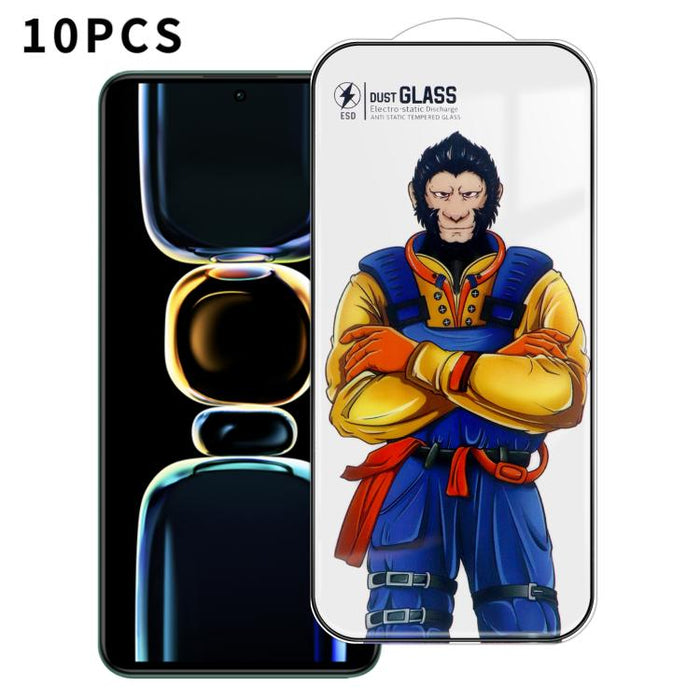 10 láminas de vidrio templado HD serigrafiadas, súper resistentes, curvas 3D, antiestáticas, de alto contenido de aluminio, resistentes a 120 °C., For Xiaomi 17 Max, For Xiaomi 17T Pro 5G, For Xiaomi 17T 5G, For Redmi K90, For Redmi K90 Pro Max        ...