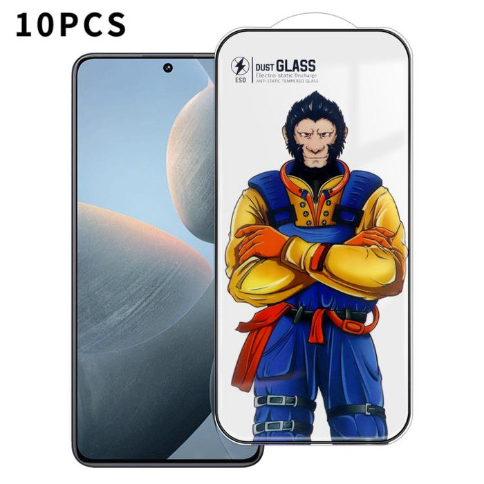 10 láminas de vidrio templado HD serigrafiadas, súper resistentes, curvas 3D, antiestáticas, de alto contenido de aluminio, resistentes a 120 °C., For Xiaomi 17 Max, For Xiaomi 17T Pro 5G, For Xiaomi 17T 5G, For Redmi K90, For Redmi K90 Pro Max        ...