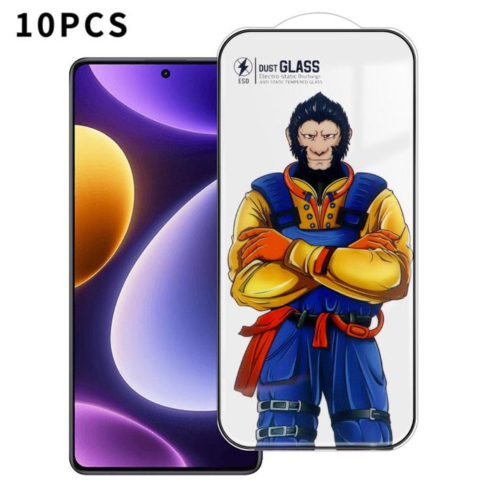 10 láminas de vidrio templado HD serigrafiadas, súper resistentes, curvas 3D, antiestáticas, de alto contenido de aluminio, resistentes a 120 °C., For Xiaomi 17 Max, For Xiaomi 17T Pro 5G, For Xiaomi 17T 5G, For Redmi K90, For Redmi K90 Pro Max        ...