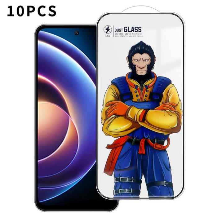 10 láminas de vidrio templado HD serigrafiadas, súper resistentes, curvas 3D, antiestáticas, de alto contenido de aluminio, resistentes a 120 °C., For Xiaomi 17 Max, For Xiaomi 17T Pro 5G, For Xiaomi 17T 5G, For Redmi K90, For Redmi K90 Pro Max        ...