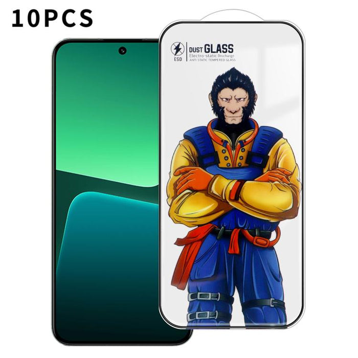 10 láminas de vidrio templado HD serigrafiadas, súper resistentes, curvas 3D, antiestáticas, de alto contenido de aluminio, resistentes a 120 °C., For Xiaomi 17 Max, For Xiaomi 17T Pro 5G, For Xiaomi 17T 5G, For Redmi K90, For Redmi K90 Pro Max        ...