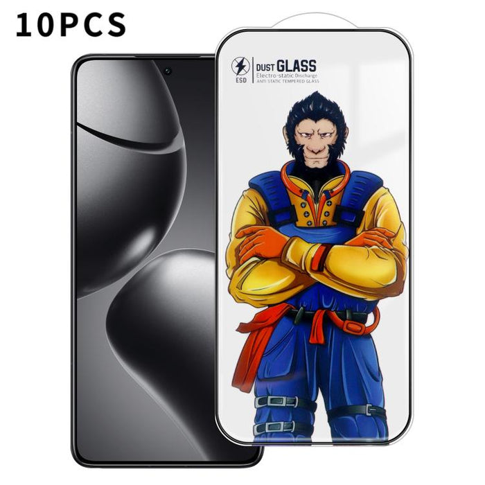 10 láminas de vidrio templado HD serigrafiadas, súper resistentes, curvas 3D, antiestáticas, de alto contenido de aluminio, resistentes a 120 °C., For Xiaomi 17 Max, For Xiaomi 17T Pro 5G, For Xiaomi 17T 5G, For Redmi K90, For Redmi K90 Pro Max        ...
