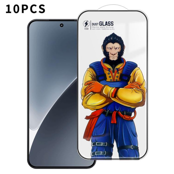 10 láminas de vidrio templado HD serigrafiadas, súper resistentes, curvas 3D, antiestáticas, de alto contenido de aluminio, resistentes a 120 °C., For Xiaomi 17 Max, For Xiaomi 17T Pro 5G, For Xiaomi 17T 5G, For Redmi K90, For Redmi K90 Pro Max        ...