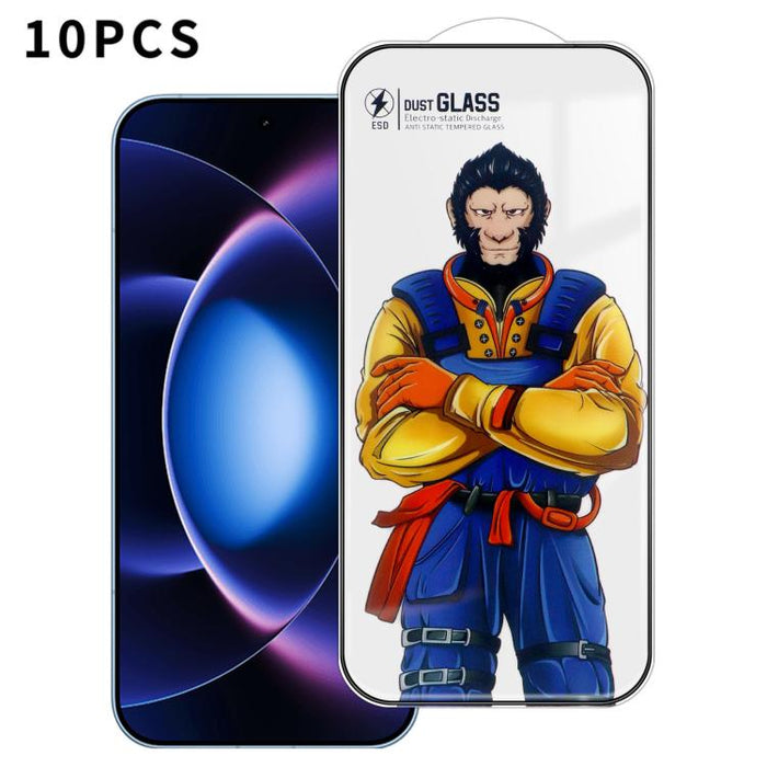 10 láminas de vidrio templado HD serigrafiadas, súper resistentes, curvas 3D, antiestáticas, de alto contenido de aluminio, resistentes a 120 °C., For Xiaomi 17 Max, For Xiaomi 17T Pro 5G, For Xiaomi 17T 5G, For Redmi K90, For Redmi K90 Pro Max        ...