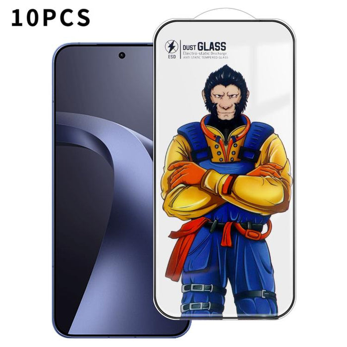 10 láminas de vidrio templado HD serigrafiadas, súper resistentes, curvas 3D, antiestáticas, de alto contenido de aluminio, resistentes a 120 °C., For Xiaomi 17 Max, For Xiaomi 17T Pro 5G, For Xiaomi 17T 5G, For Redmi K90, For Redmi K90 Pro Max        ...