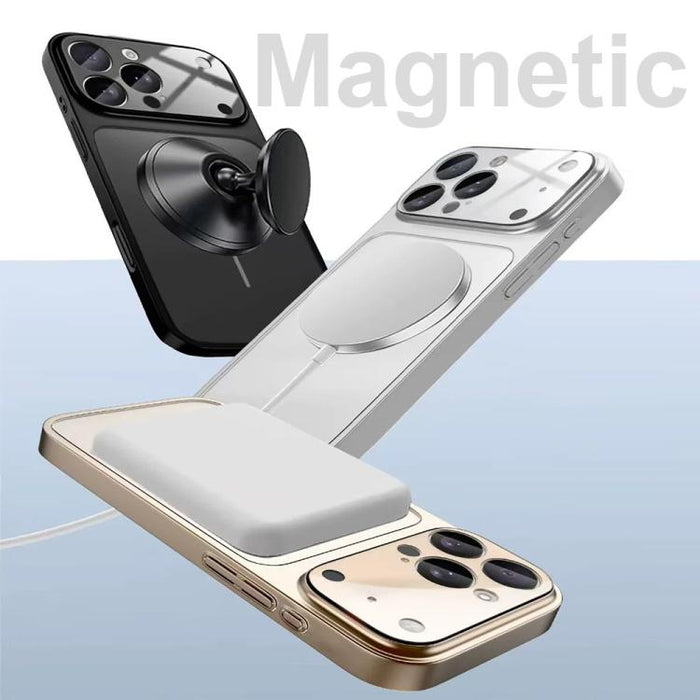Change to 17 Big Lens Window Frosted MagSafe Phone Case, For iPhone 13 Pro Max, For iPhone 13 Pro, For iPhone 13, For iPhone 12, For iPhone 12 Pro Max, For iPhone 12 Pro, For iPhone 11 Pro Max, For iPhone 11
