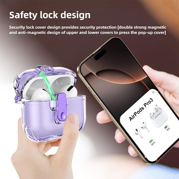 Ice Crystals Shockproof Earphone Protective Case, For AirPods Pro 3