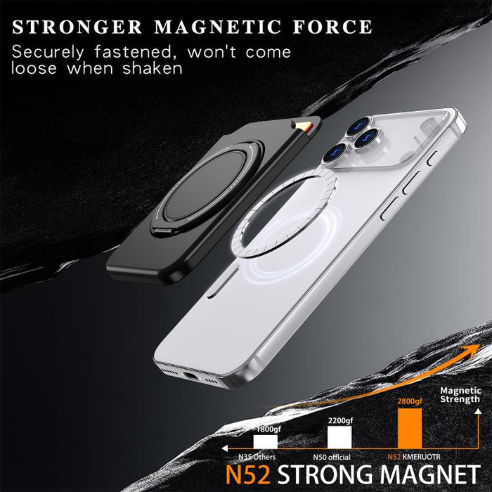 Colourful Ring MagSafe Magnetic 360-Degree Rotating Stand Card Holder