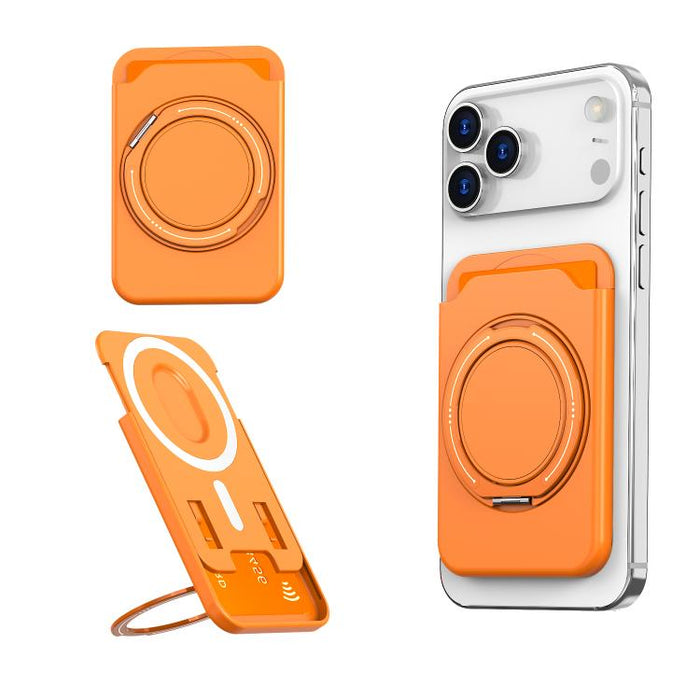 Colourful Ring MagSafe Magnetic 360-Degree Rotating Stand Card Holder