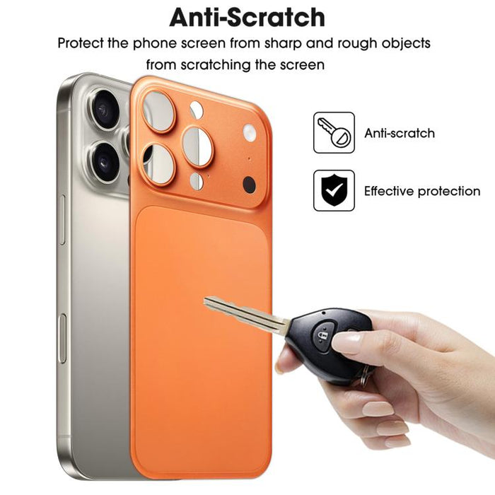 Kalebol Ultra-Thin Transformation into 17 Pro Max Frosted Aluminum Alloy Metal Back Cover, For iPhone 16 Pro Max, For iPhone 15 Pro Max, For iPhone 14 Pro Max, For iPhone 13 Pro Max