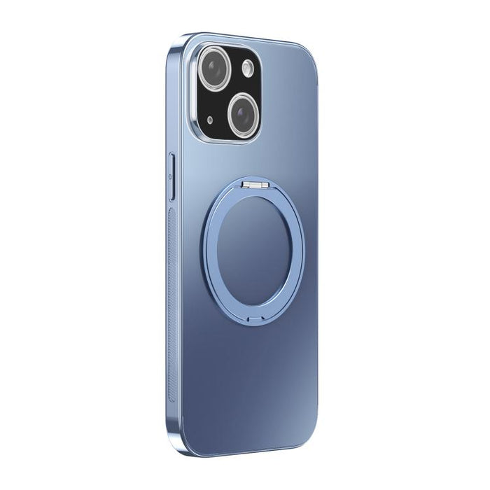 360 Degree Rotating Holder MagSafe Electroplated Phone Case with Lens Cover, For iPhone 14 Pro Max, For iPhone 13 Pro Max, For iPhone 13 Pro, For iPhone 13