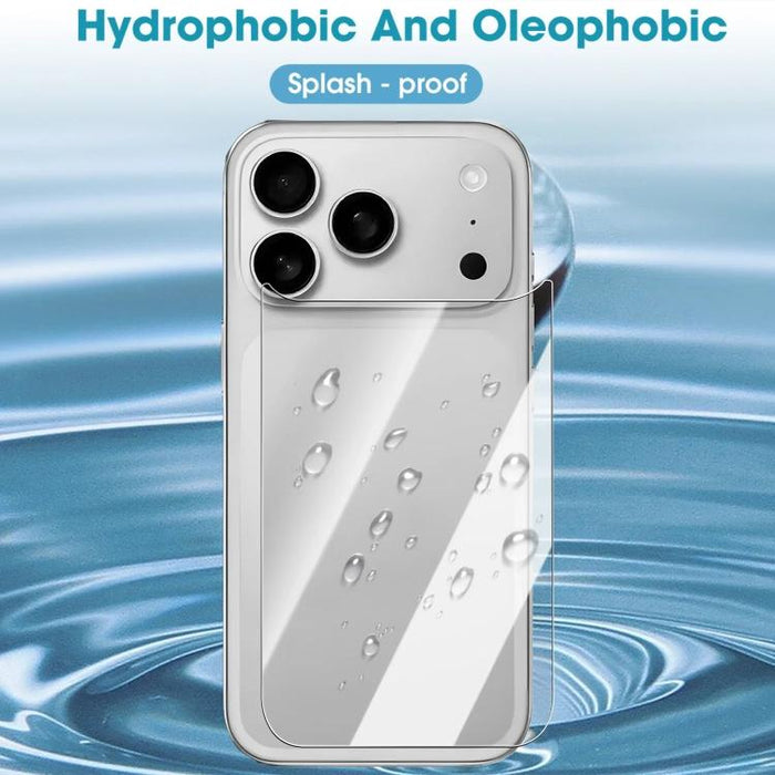 Kalebol 9H Hardness Scratch-resistant HD Clear Back Protector Tempered Glass Film, For iPhone 17 Pro Max, For iPhone 17 Pro, For iPhone 17, For iPhone Air