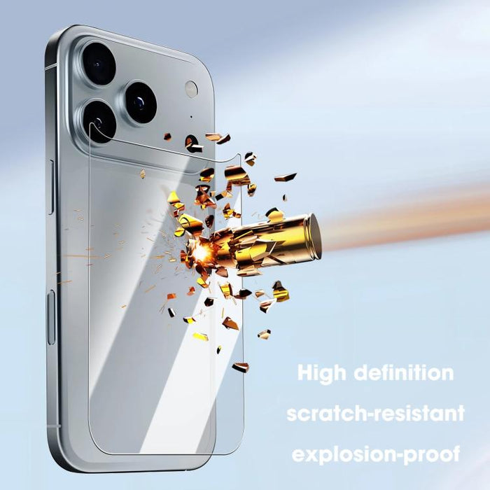 Kalebol 9H Hardness Scratch-resistant HD Clear Back Protector Tempered Glass Film, For iPhone 17 Pro Max, For iPhone 17 Pro, For iPhone 17, For iPhone Air