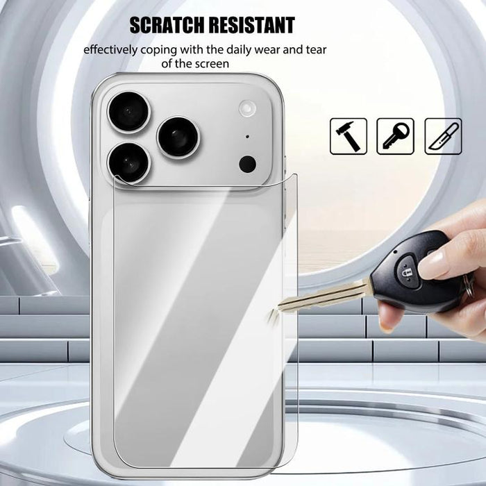 Kalebol 9H Hardness Scratch-resistant HD Clear Back Protector Tempered Glass Film, For iPhone 17 Pro Max, For iPhone 17 Pro, For iPhone 17, For iPhone Air