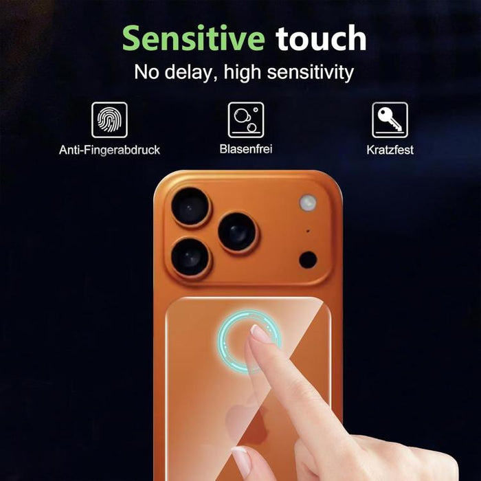 Kalebol Tempered Glass Scratch-resistant HD Clear Back Protector Film, For iPhone 17 Pro Max, For iPhone 17 Pro