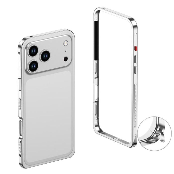 Ultra-Thin Alloy Metal Frame Shockproof Phone Case, For iPhone 17 Pro Max, For iPhone 17 Pro