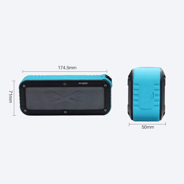 W-KING S20 Loundspeakers IPX6 Altavoz Bluetooth resistente al agua Altavoz portátil NFC Bluetooth para exteriores/ducha/bicicleta Radio FM